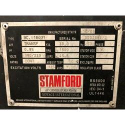 John Deere Stamford 30 kVA generatorset (bj 2005)