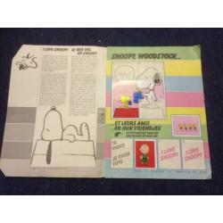 Snoopy stickerboek retro schulz