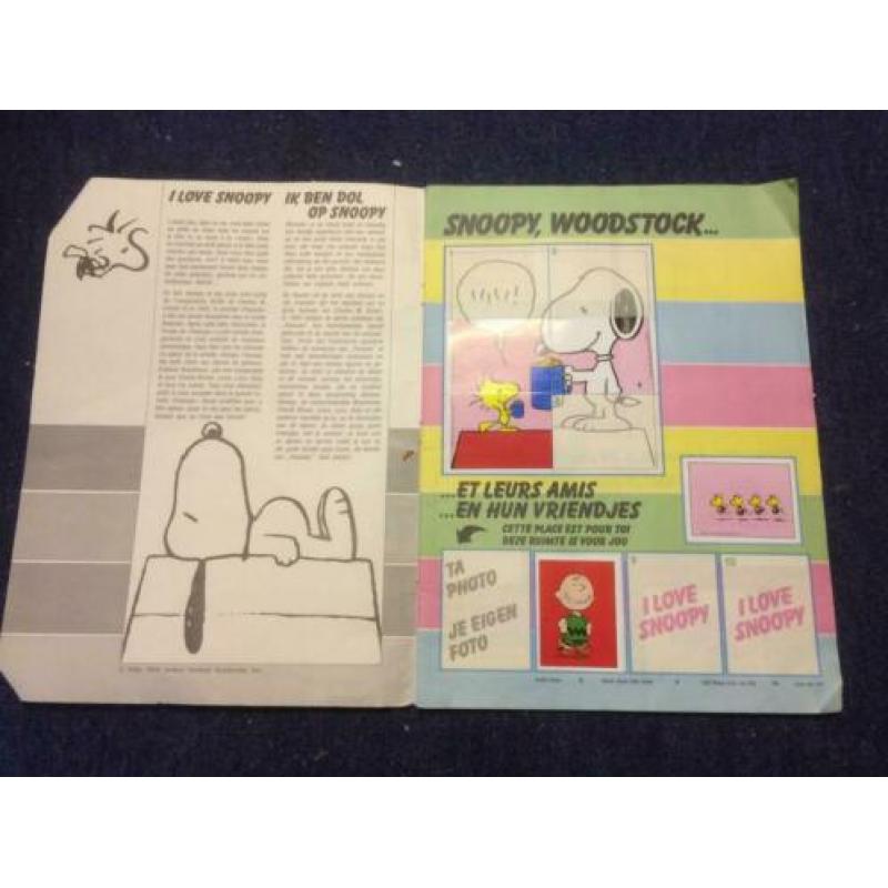 Snoopy stickerboek retro schulz