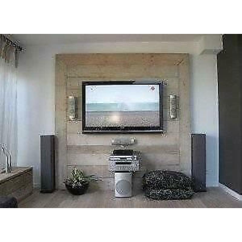 Steigerhout tv wand nieuw! Op maat gemaakt!