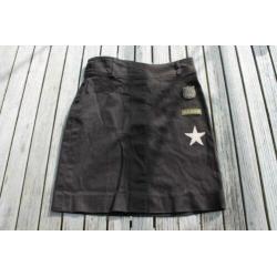 Zwarte Zara Basic rok maat 36