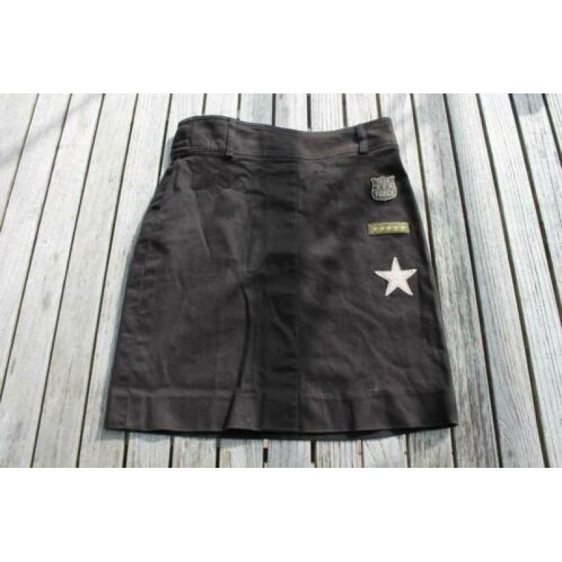 Zwarte Zara Basic rok maat 36