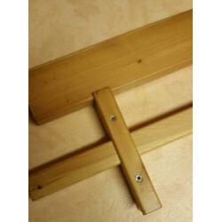 Uitvalbeveiliging voor Life Time bed (blank gelakt classic)