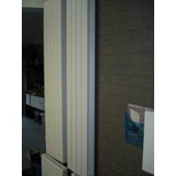 Thermrad AluStyle 183 cm hoog wit structuur lak,alle breedte