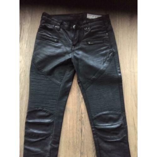 Meisjes imitatie leren broek