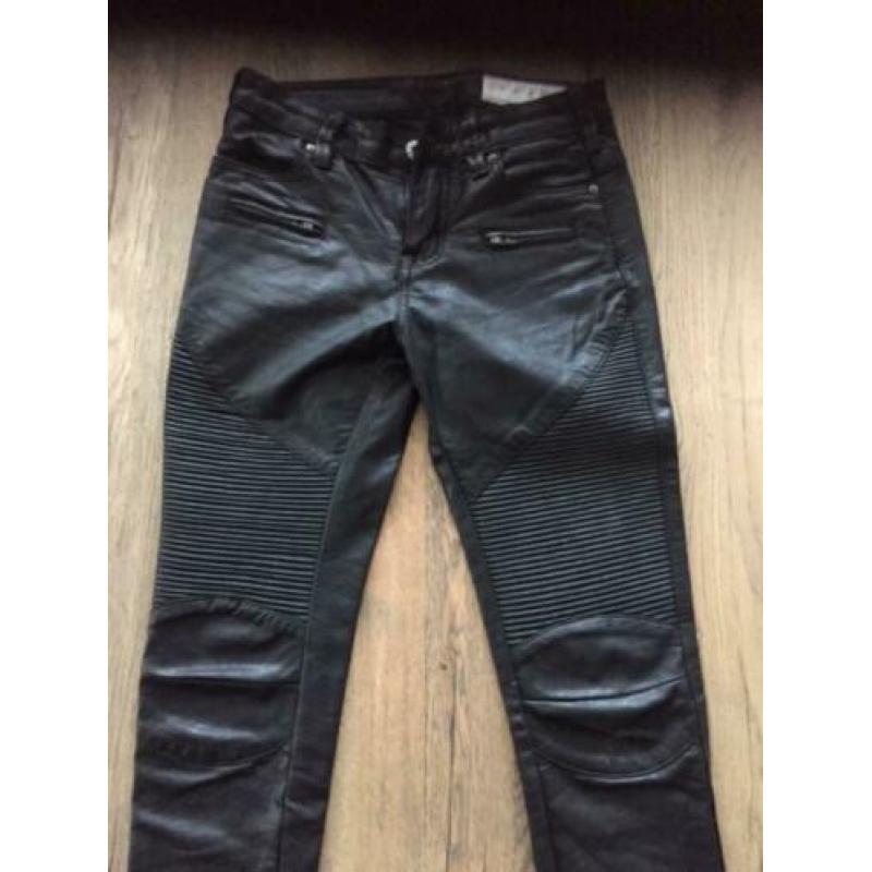 Meisjes imitatie leren broek