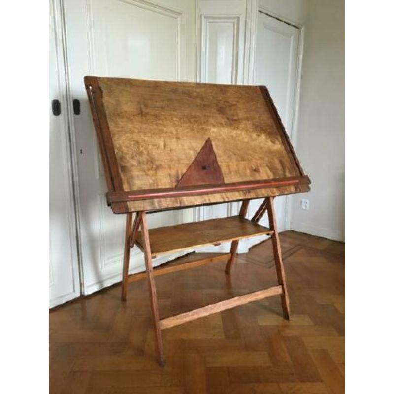 Oude Tekentafel Werktafel Architectentafel Vintage Frans