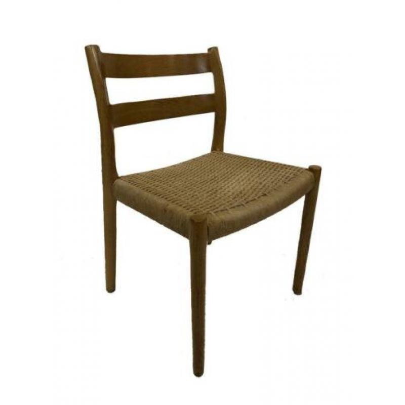 Set van 6 vintage stoelen nr. 84 Niels Otto Møller Design