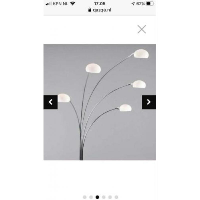 Mooie design Staalamp