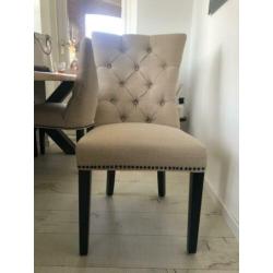 4 Landelijke eetkamerstoelen