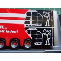 Herpa DAF XF met grootvolume oplegger TCH