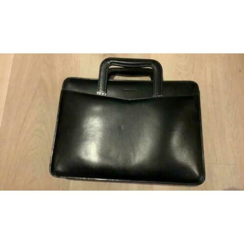 Luxe Samsonite business aktetas (leer)