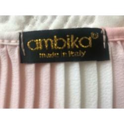 ?? Ambika plissé tuniek met sjaal roze polkadots Pasen ??
