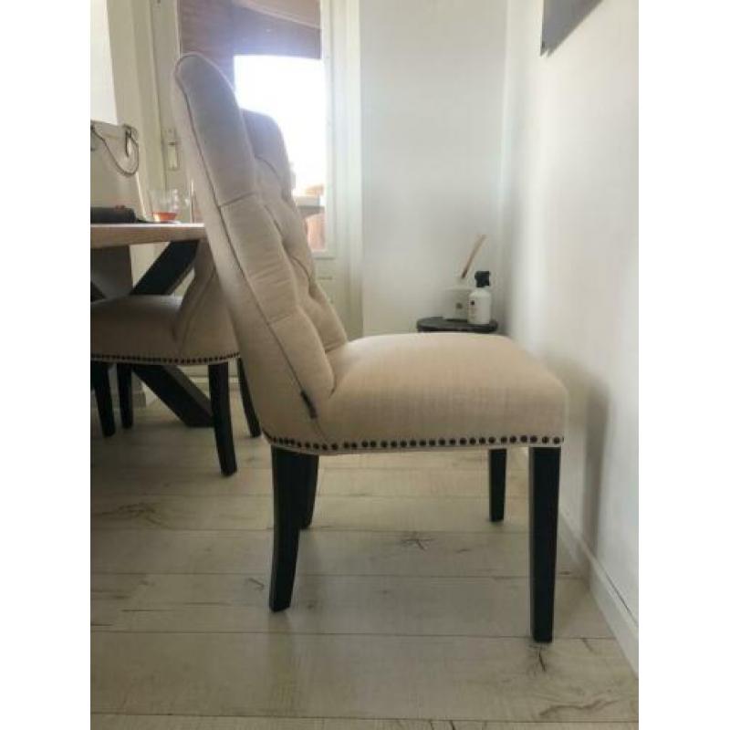 4 Landelijke eetkamerstoelen