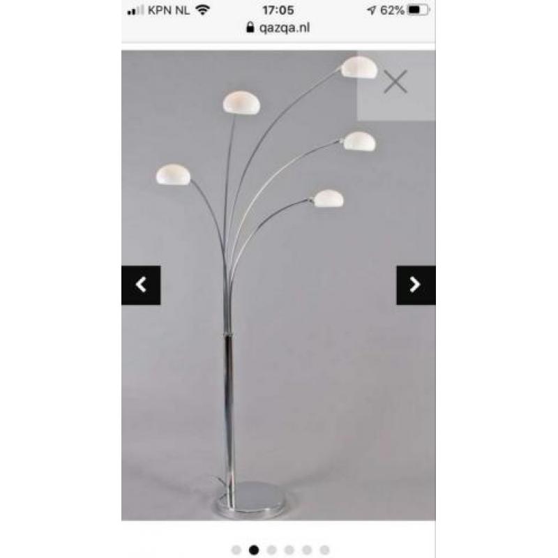 Mooie design Staalamp