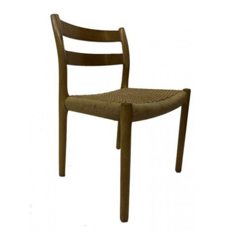 Set van 6 vintage stoelen nr. 84 Niels Otto Møller Design