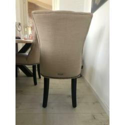 4 Landelijke eetkamerstoelen