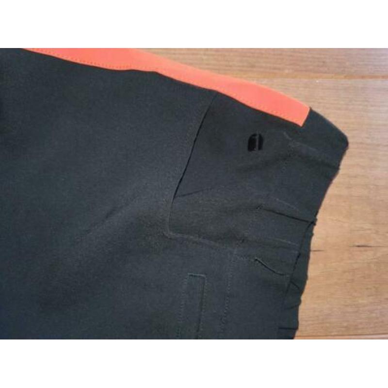 G-Star zwart broek met oranje bies maat XS Materiaal: 87 %