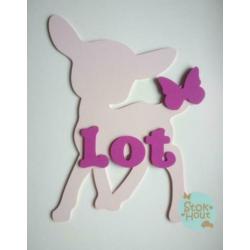 Origineel hip houten naambord voor kinderkamer | Stokhout 59