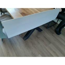 Rolgordijn grijs, verduisterend 136.5cm breed en 112cm lang