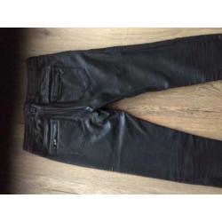 Meisjes imitatie leren broek