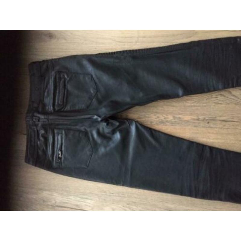 Meisjes imitatie leren broek