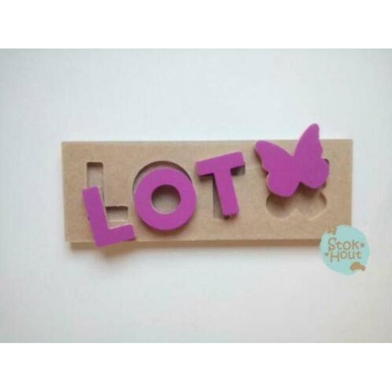 Origineel hip houten naambord voor kinderkamer | Stokhout 59