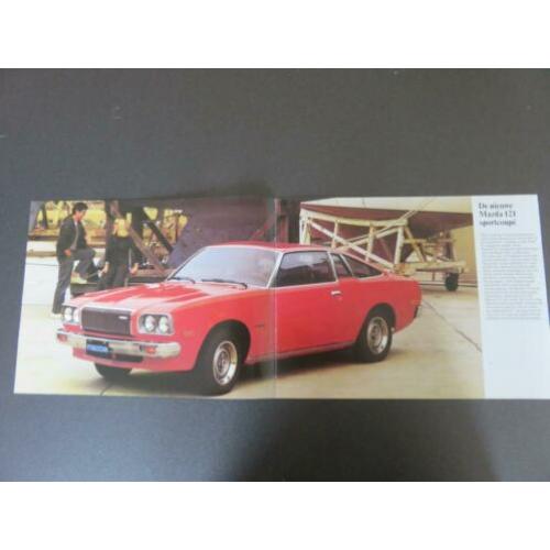 autofolder / brochure Mazda 121 modeljaar 1976