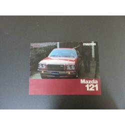 autofolder / brochure Mazda 121 modeljaar 1976