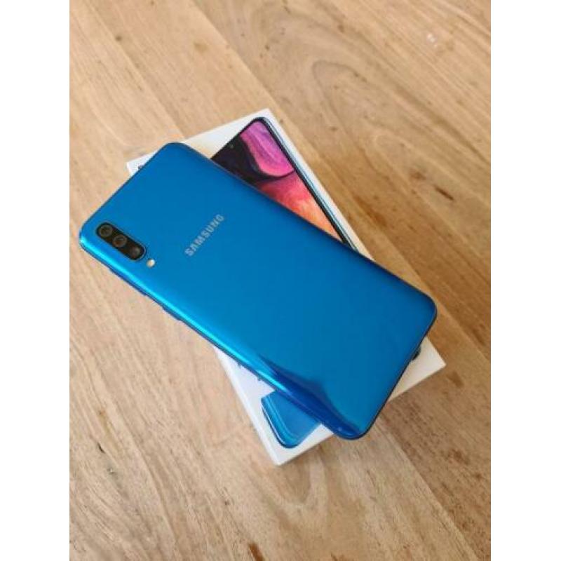 Samsung Galaxy A50 blauw met garantie