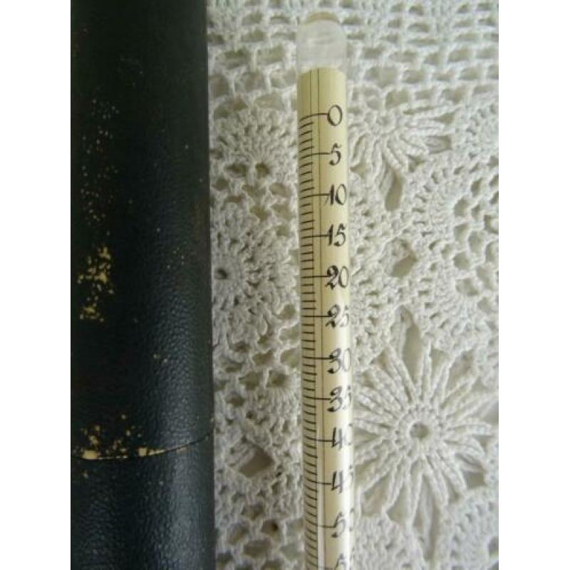 Antiek medisch object Antieke thermometer in originele doos