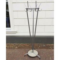 Oud design Swan kapstok, vintage staande kapstok België