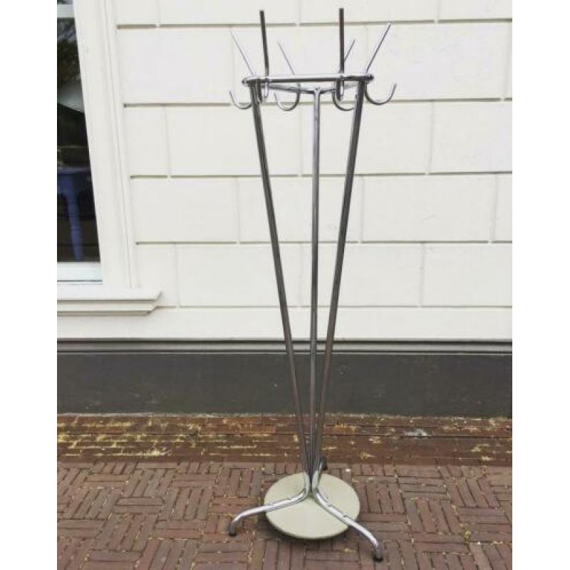 Oud design Swan kapstok, vintage staande kapstok België
