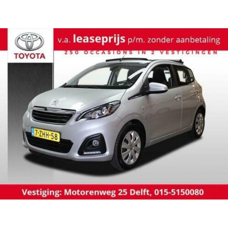 Peugeot 108 Cabrio LEASEPRIJS IN 60 MND EIGENDOM (bj 2015)