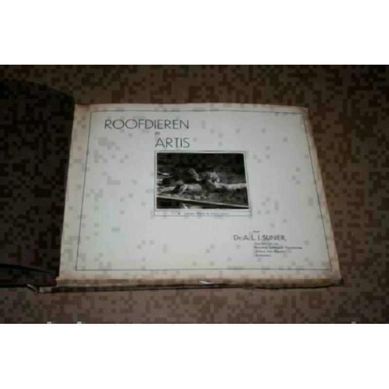 Plaatjesalbum - Roofdieren in Artis - 1932 !!
