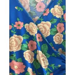 KING LOUIE blauwe 60s retro bloem cross dress-S*nieuwstaat??