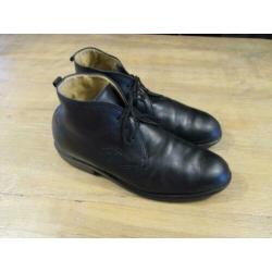 desert BOOTS leder zwart mt 46 1/2 >>CAMEL