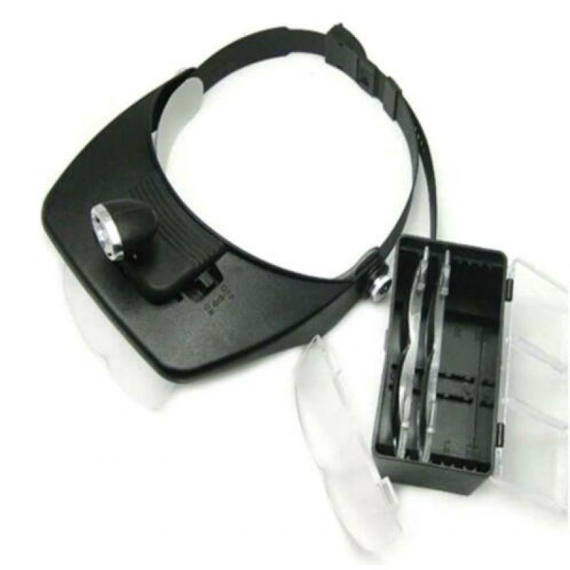 Light head vergrootglas voor hobby