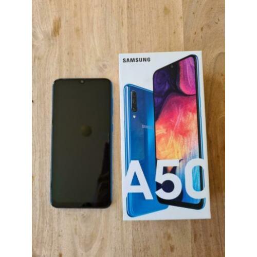 Samsung Galaxy A50 blauw met garantie