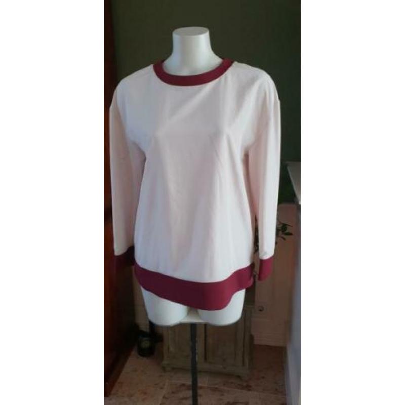 ZGAN fantastische COS witte top mt S 36 ecru , topje wit