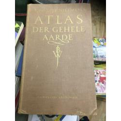 Atlas wereldatlas jaargang 1964 Bos en Niermeyer