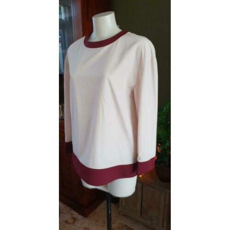 ZGAN fantastische COS witte top mt S 36 ecru , topje wit