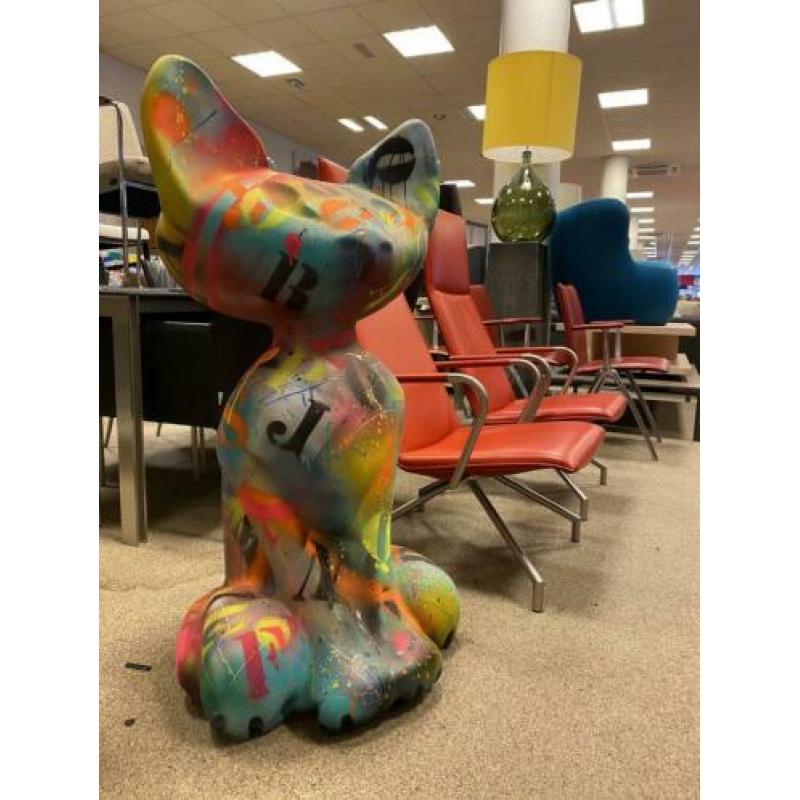Nieuw Jacky Zegers Kunstwerk Beeld Kunst Neon Kleur Kat
