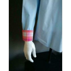 Mooi Martino Milano overhemd. Licht Blauw. Maat XXL / 2XL.