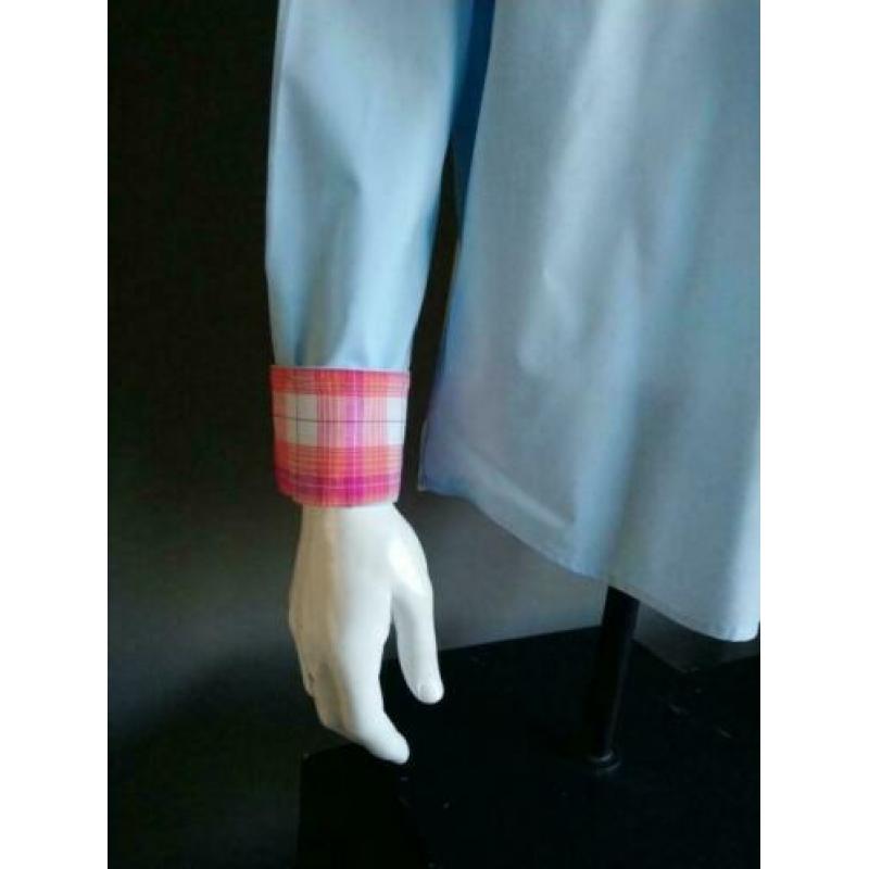 Mooi Martino Milano overhemd. Licht Blauw. Maat XXL / 2XL.