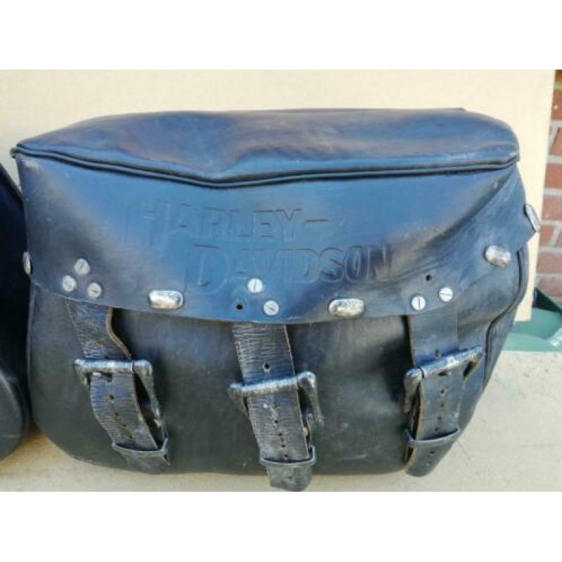 Tuigleren Harley tassenset incl beugels