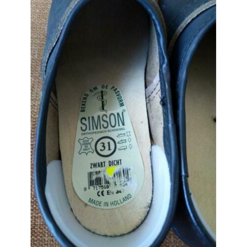 Simson Zweedse kinderklomp maat 31 clogs