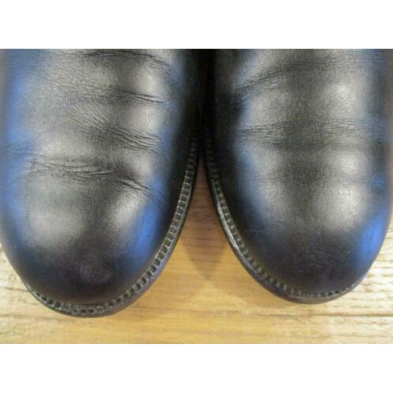 desert BOOTS leder zwart mt 46 1/2 >>CAMEL