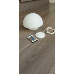 Mooie ledlamp USB oplaadbaar met afstandsbediening