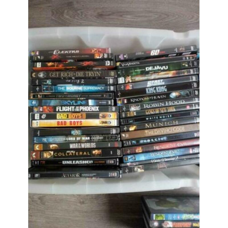 HELE partij dvd films 56 stuks